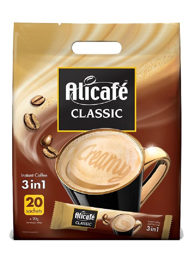 Alicafe Classic Instant Coffee 3 in 1 - 20sachets  - Image 1