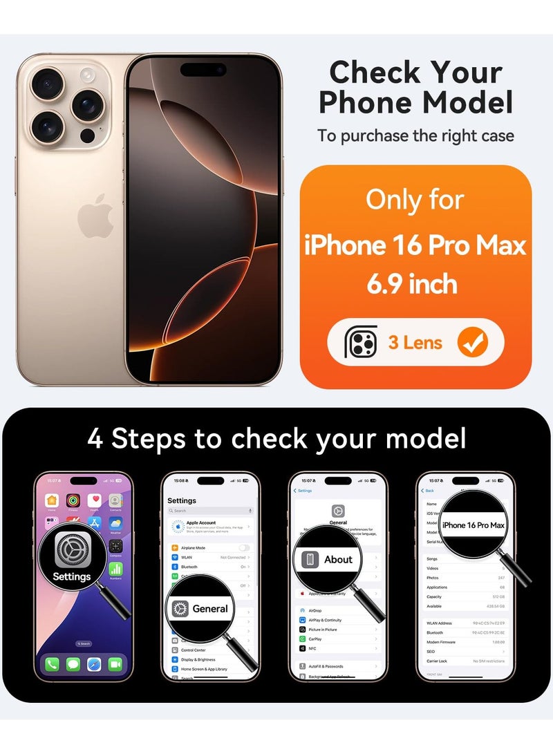 سوكاد غطاء MagSafe باللون الوردي المطفي لهاتف iPhone 16 Pro Max، حماية كاملة للكاميرا - Image 2