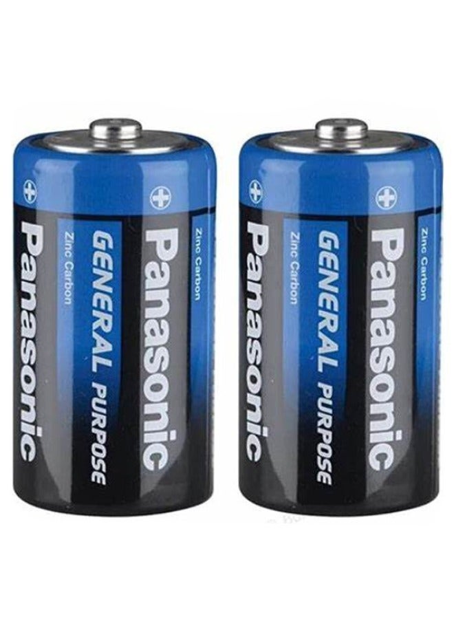 Panasonic battery, 1.5V, 2 x, D