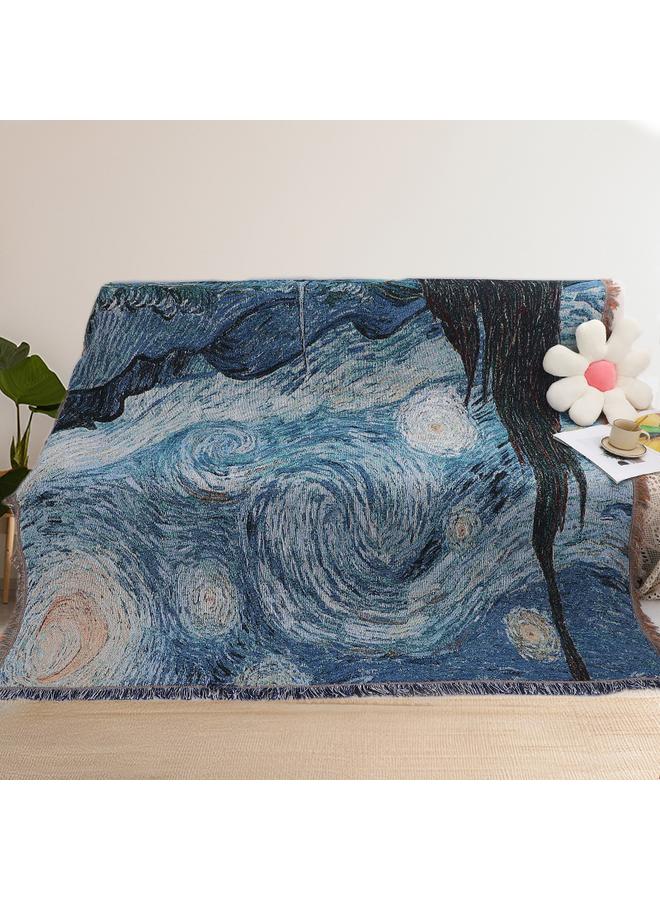 Bluejw Picnic Blanket Ethnic Style Camping Multi-functional Thread Blanket Customizable Sofa Blanket Sofa Towel Cover Blanket Camping Mat Picnic Mat - Image 1