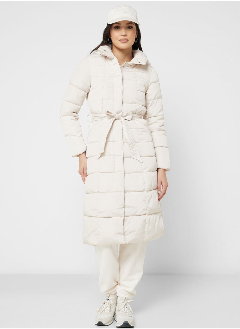 ELLA - Longline Padded Jacket - Image 1