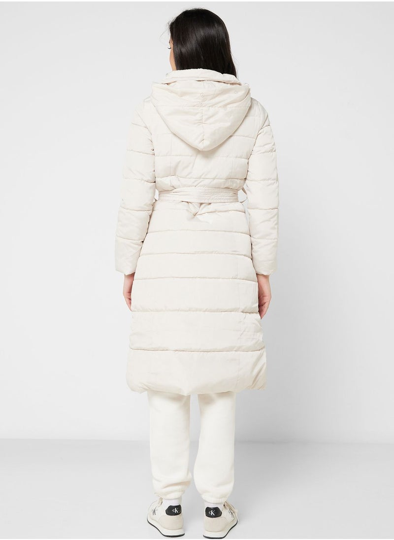 ELLA - Longline Padded Jacket - Image 1