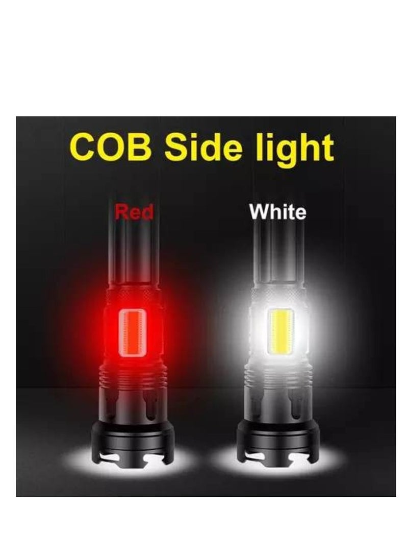 90000 Lumens LED Tactical Flashlight Rechargeable XHP90 USB Zoomable 7Modes Super Bright Floodlight Spotlight Torch Light - Image 2