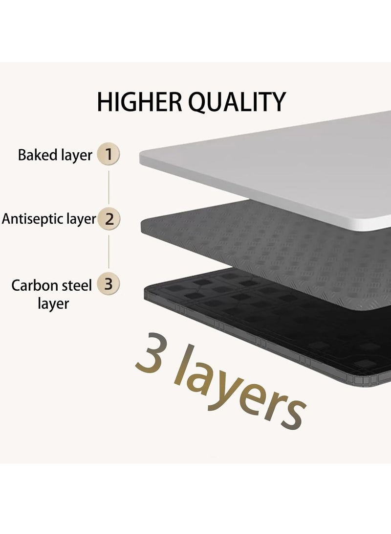 كيدل رف كابلات تحت المكتب، منظم كابلات من الفولاذ الكربوني تحت المكتب، صينية تنظيم إدارة الأسلاك القابلة لإعادة الاستخدام، صينية كابلات مكتب محمولة، صينية كابلات سلكية، صينية إدارة الكابلات للمنزل ومكان العمل وغرفة النوم - Image 2