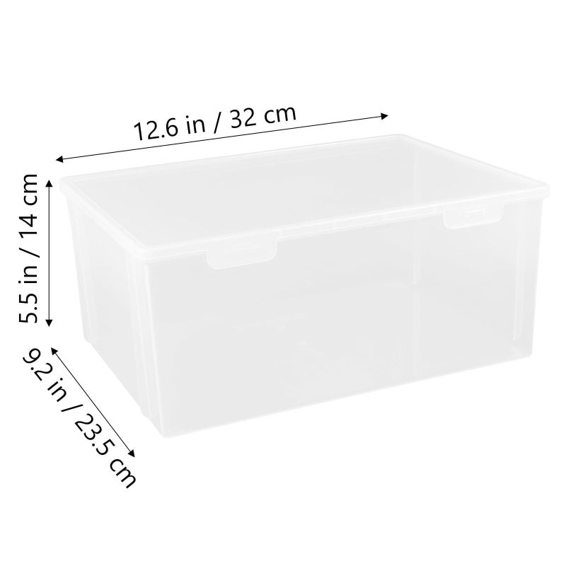 Bread Storage Box With Lid Large 30.3x21.6x14cm Fridge Food Container Airtight Kitchen Storage Holder For Toast And Loaf Preservation - Image 3