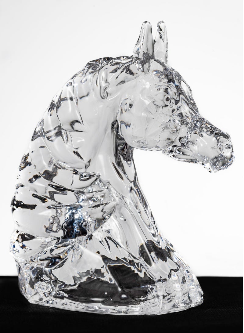 Crystal Arc Crystal Horse Head Figurine – High-Quality Crystal Decor – Elegant Gift Idea – Luxury Home Decoration – Handcrafted with Precision and Shine - Image 2