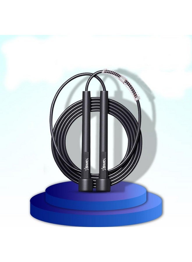 Star X حبل قفز ستار إكس ألترى سبيد 9 قدم، بولي فينيل كلوريد (PVC)، أسود - Image 1