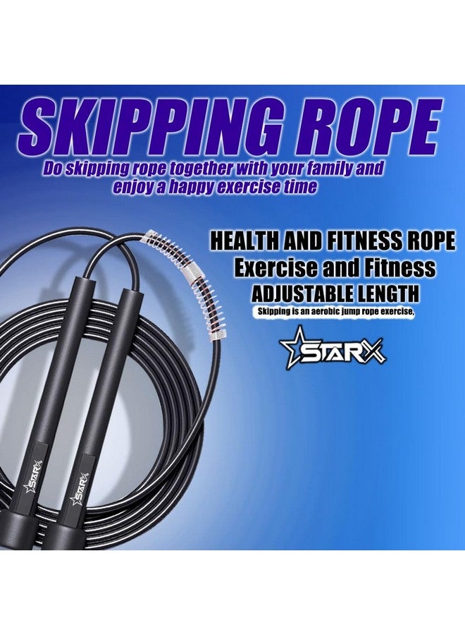 Star X حبل قفز ستار إكس ألترى سبيد 9 قدم، بولي فينيل كلوريد (PVC)، أسود - Image 4