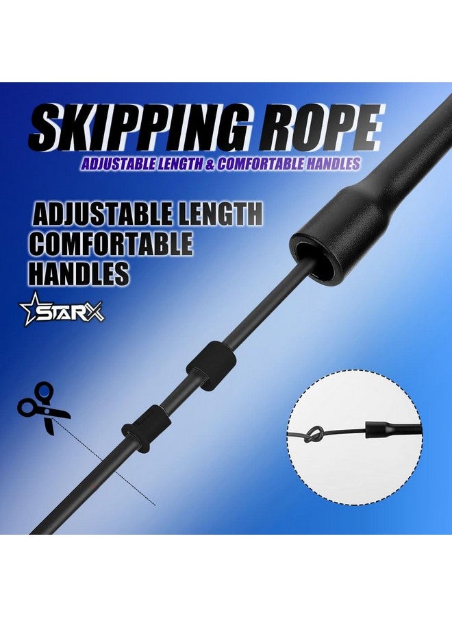 Star X حبل قفز ستار إكس ألترى سبيد 9 قدم، بولي فينيل كلوريد (PVC)، أسود - Image 3