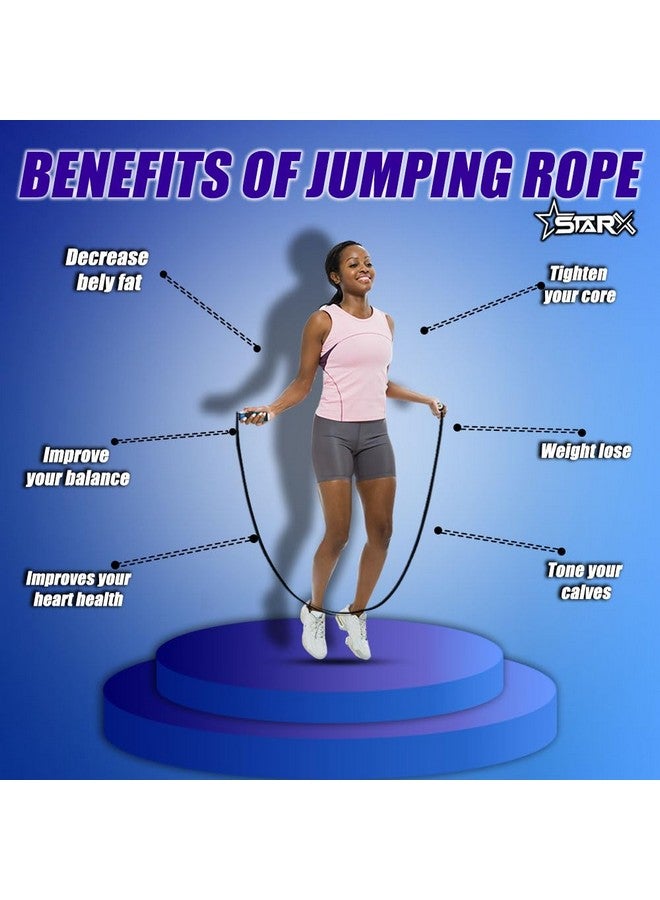 Star X حبل قفز ستار إكس ألترى سبيد 9 قدم، بولي فينيل كلوريد (PVC)، أسود - Image 5