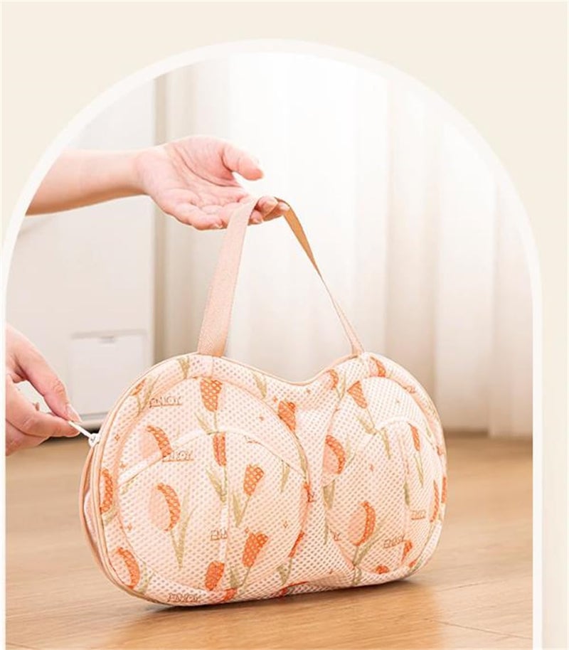 Bra Laundry Bags, Mesh Wash Bags for Lingerie, Anti-Deformation Bra Washing Protector, Underwear Brassiere Bags for Maternity, Sports, and Sexy Bras, 2 pcs - Image 2