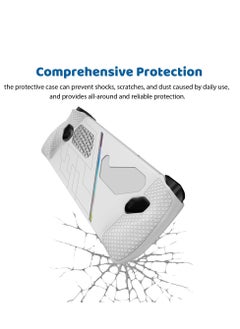 KASTWAVE Protective Case for Rog Ally, Silicone Case with Kickstand, Compitable with ROG Ally Gaming Handheld, Protective Cover Skin Shock-Absorption and Anti-Scratch, Anti-Slip (White)  - Image 3