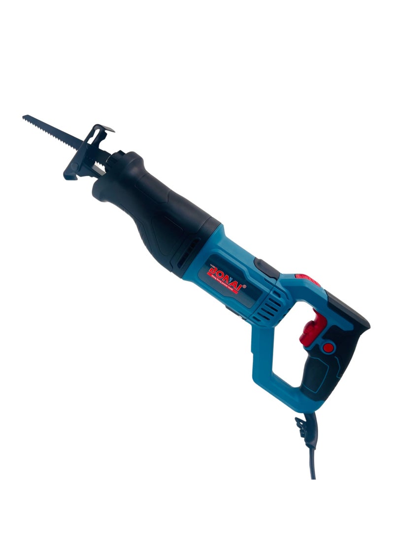 BONAI 1500W Corded Reciprocating Saw with 2800rpm, Adjustable Handle, Tool-less Blade Change, and Variable Speed for Wood & Metal Cutting  - Image 1