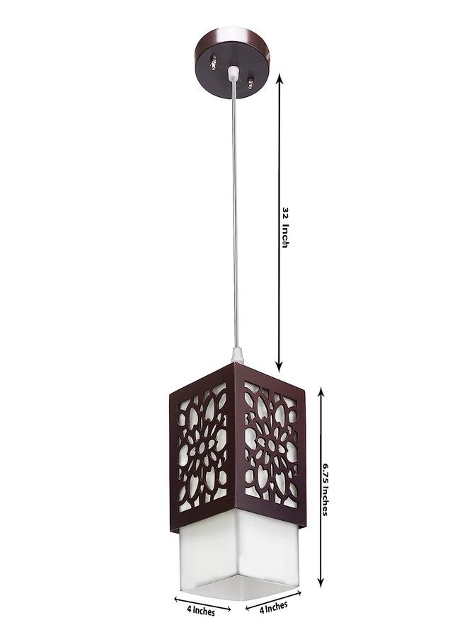 SINOMAN Board-Wood Laser Cut Flower Design Hanging Ceiling Pendant Light for Living Room/Bedroom/Kitchen/Over The Dining Table (Star SL, Without Bulb) - Image 5