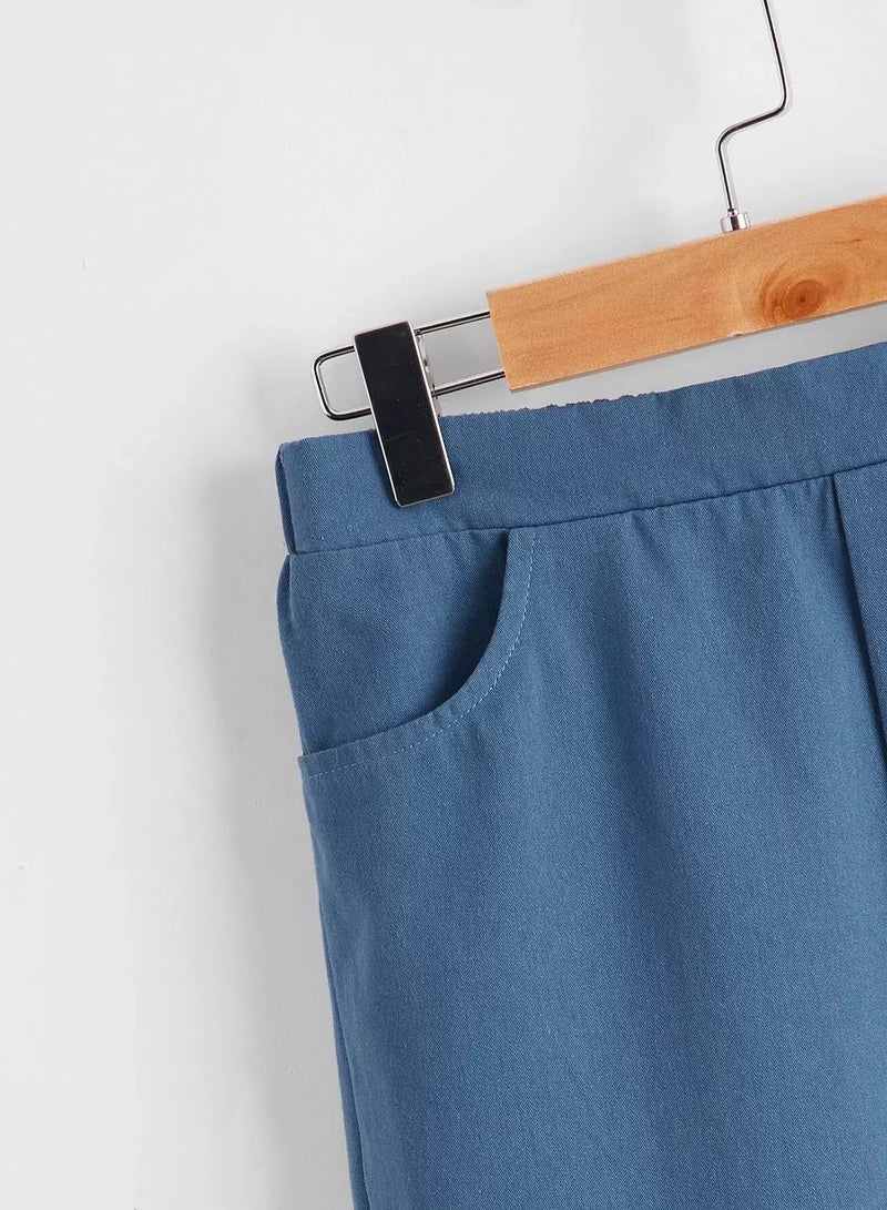 Boys 2pack Solid Pocket Detail Pants - Image 3