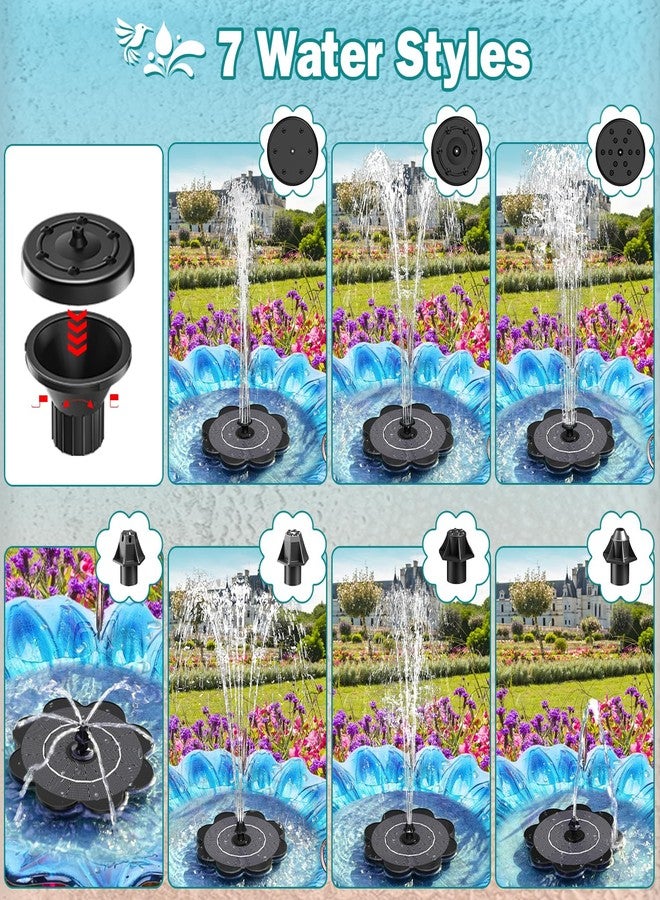 Yzert Solar Fountain Flower Shape - Image 3