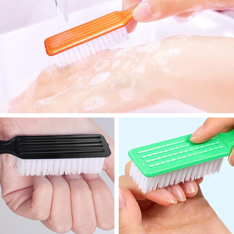 NICEMOVIC 24 Pcs Handle Grip Nail Brush, NICEMOVIC Hand Fingernail Cleaner Brush Manicure Tools Scrub Cleaning Brushes Kit, Use for Toe and Nail Cleaning (Bright Colors) Cleaning(Bright Colors) - Image 3