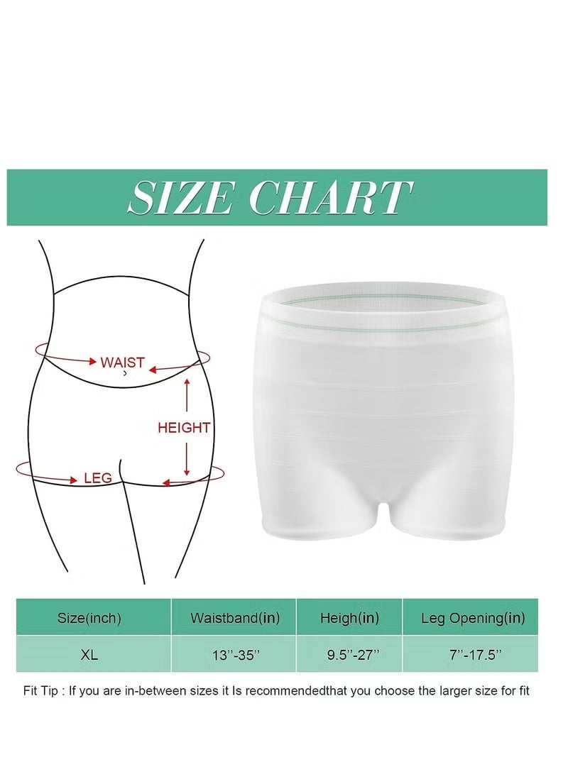 SKT Shiketro Disposable Maternity Postpartum Panties, High Waist Breathable Mesh Panties C Section, Maternity Underwear Postpartum Hospital Recovery Maternity Briefs for Women, 8 Pcs - XL Size - Image 4