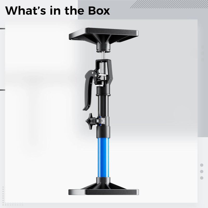 30-59Cm Cabinet Jack Lift, Heavy Duty Iron, Anti-Slip Base, 45 Kg Load Capacity, Installation Tool - Image 3
