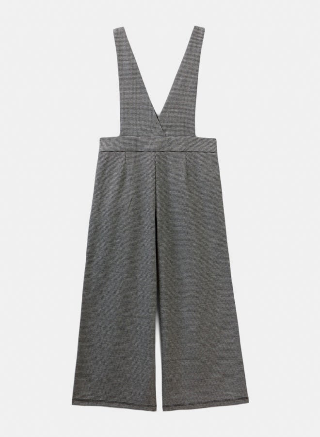 Benetton Girls Houndstooth Overalls - Image 2