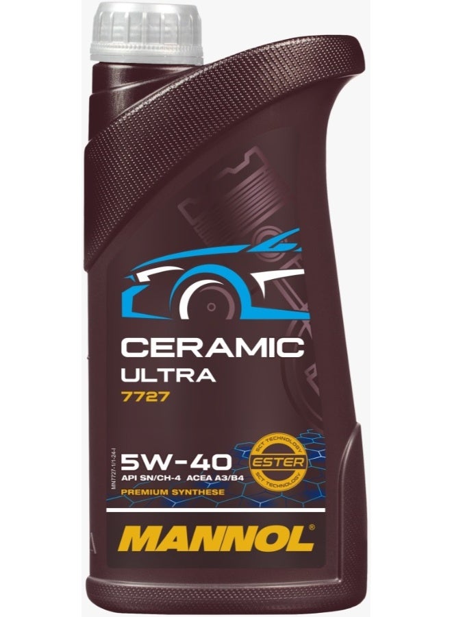 Mannol Ceramic Ultra 5W-40 7727 - 1L - Image 1