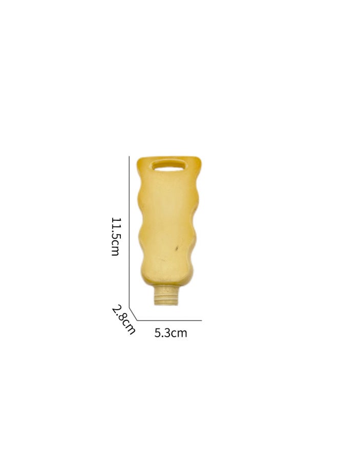PVC Bottle Skin Care Bottle Dropper Bottle Suit Cosmetic Bottle Ornaments Cosmetic Cosmetic Package Material Available 75ml Bottle-Color:Milky White Accessories Pvc Cosmetic Bottles  - Image 1