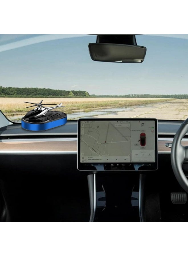 Earss Helicopter Solar Car Air Freshener – Solar-Powered Airplane Car Fragrance Diffuser & Essential Oil Aromatherapy – Interior Decoration Accessories for Fresh and Pleasant Car Environment - Image 4