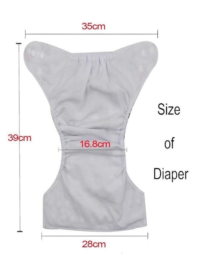 Mummamia Baby Reusable Pocket Cloth Diaper with 2 Microfiber 4Layer Nappy Inserts - Bulldozers - Image 5