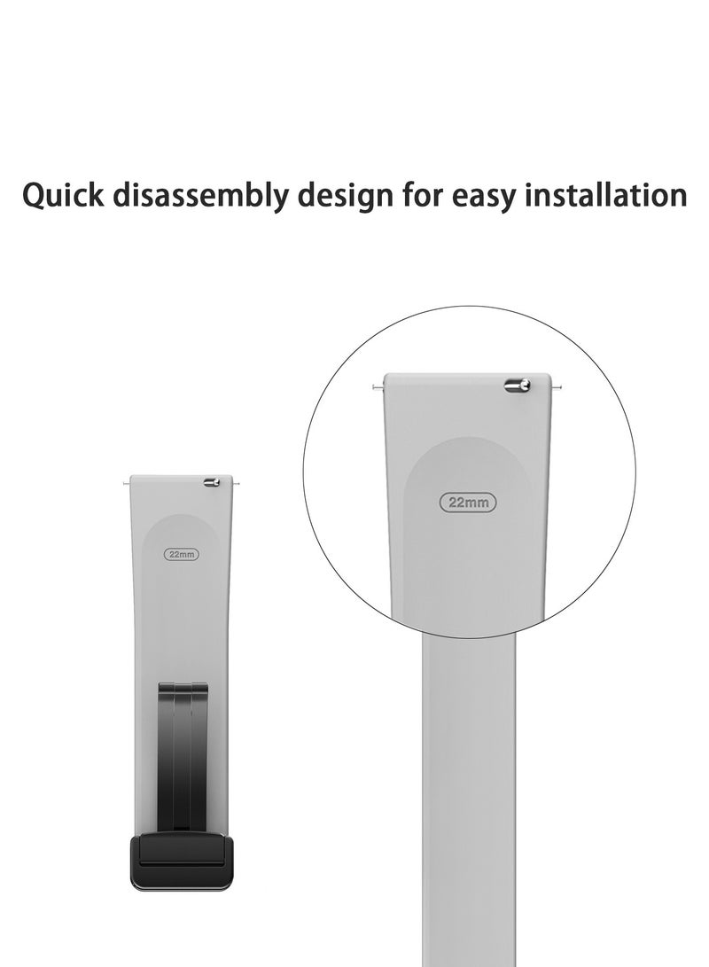 Huawei Watch 4 Replacement Band 22mm Replacement Wrist Watch Strap Band Compatible With Huawei Watch 4/Watch GT3 46mm/GT4 46mm/Soft Silicone Watch Band With Magnetic Buckle Sport Watch Strap - Image 4