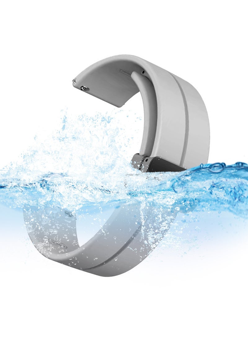 Huawei Watch 4 Replacement Band 22mm Replacement Wrist Watch Strap Band Compatible With Huawei Watch 4/Watch GT3 46mm/GT4 46mm/Soft Silicone Watch Band With Magnetic Buckle Sport Watch Strap - Image 3