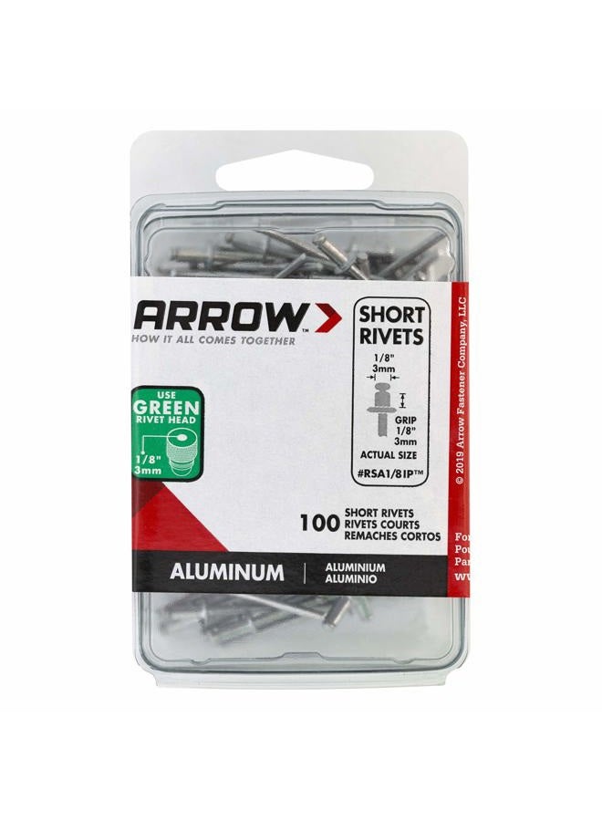Arrow RSA1/8IP Short Aluminum 1/8-Inch Rivets, 100-Pack - Image 4