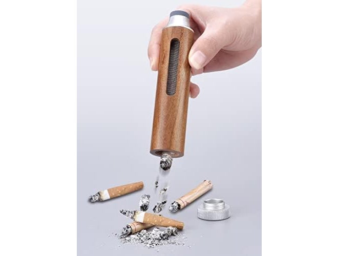 Swabs ® Portable Anti Soot Flying Leakage Proof Car Cigarette Holder/Mini Cigarette Ashtray/Smokeless Handheld Ashtray - Image 2