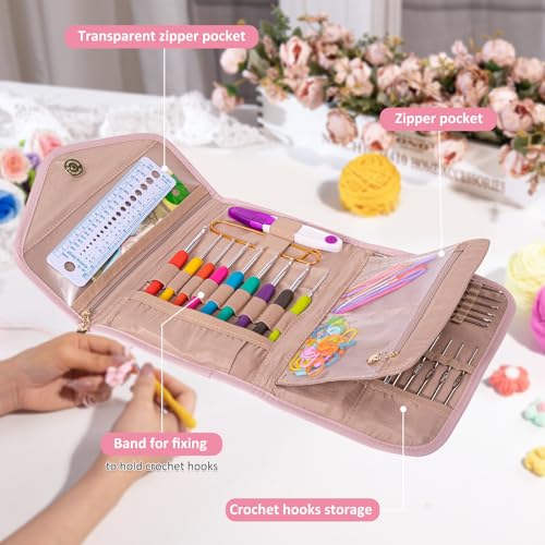 MYBAGZING Crochet Hook Case - Foldable Organizer - Knitting & Crochet Supplies Accessory - Image 4
