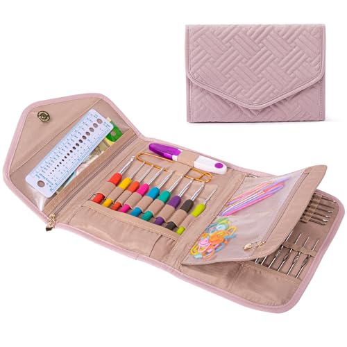 MYBAGZING Crochet Hook Case - Foldable Organizer - Knitting & Crochet Supplies Accessory - Image 1
