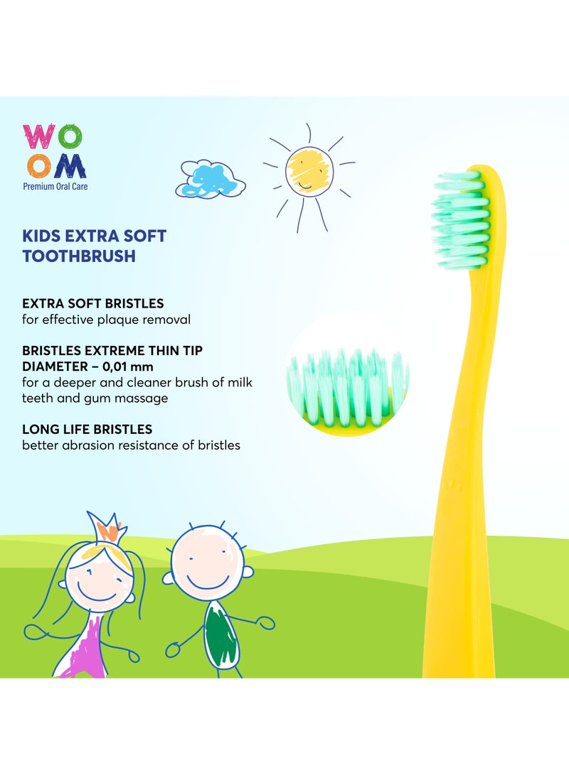 ووؤوم فرشاة أسنان وووم كيدز فائقة النعومة لأسنان ولثة الأطفال - Image 4