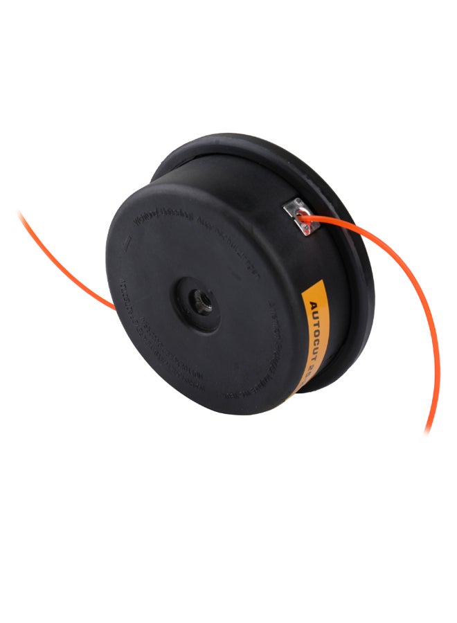 Generic Grass Strimmer Lawn Mower Trimmer Top With Rope Black/Orange  - Image 2