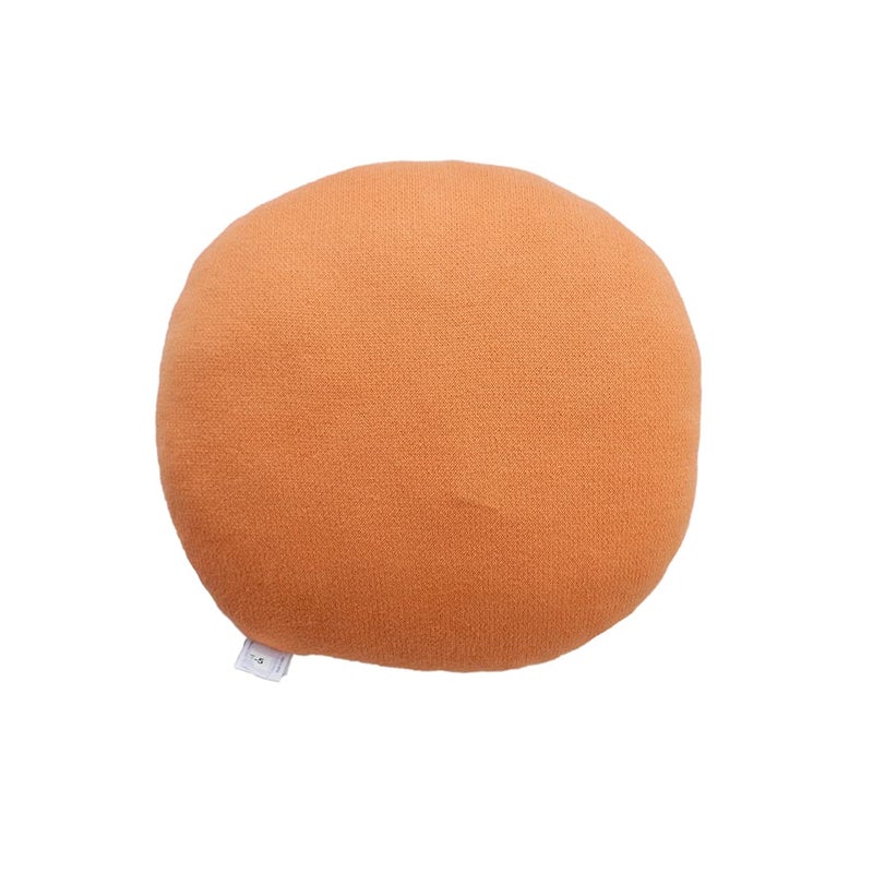 Pluchi Cotton Knitted Shaped Plush Pillows (Juicy Orange) - Image 2