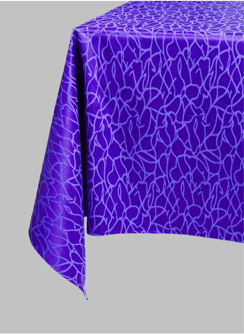 Notte Bianca - TABLE CLOTH blue color 290*155 +12 NAPKINS elegant on table  suite 10 person table 100% cotton - Image 1