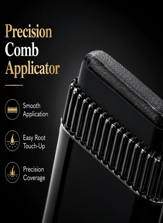 DOKDO Grey Hair Coverage Stick | Instant Hair Color Comb Applicator for Men & Women | Smudge Resistant Root Touch-Up | Portable Everyday Hair Styling (20 gm, PACK OF 1) - Image 4