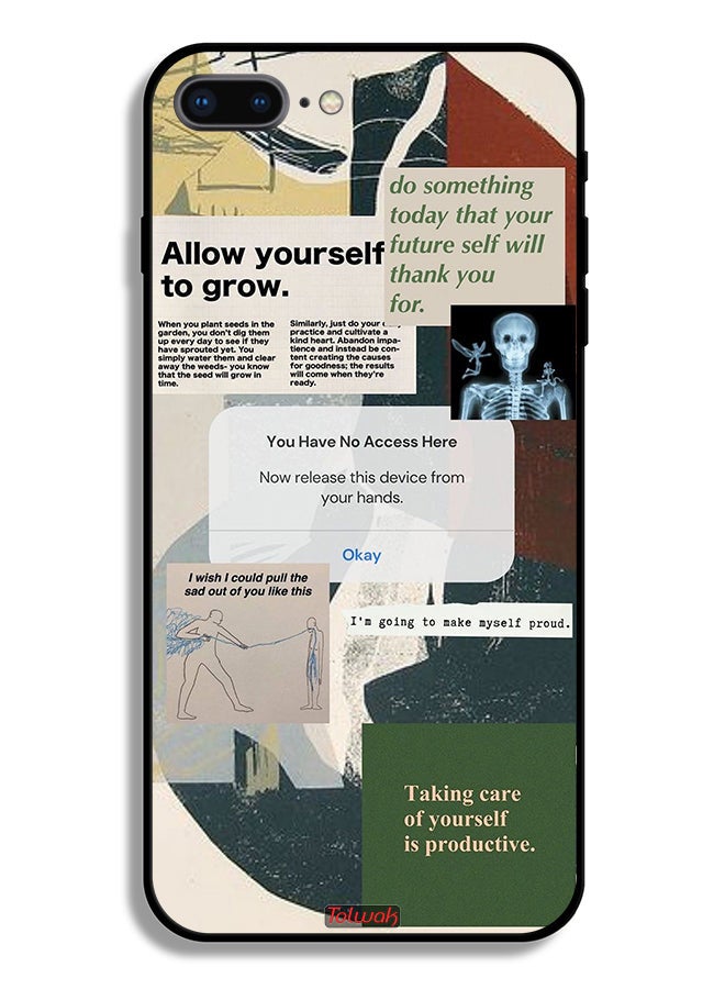 Tolwak Apple iPhone 7 Plus Protective Case Allow Yourself To Grow - Image 2