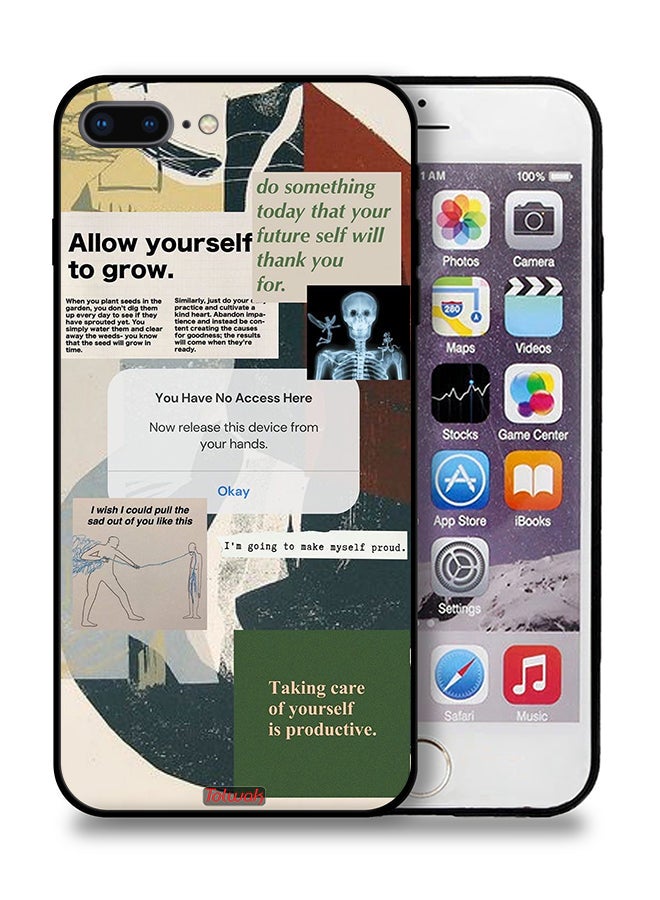 Tolwak Apple iPhone 7 Plus Protective Case Allow Yourself To Grow - Image 1