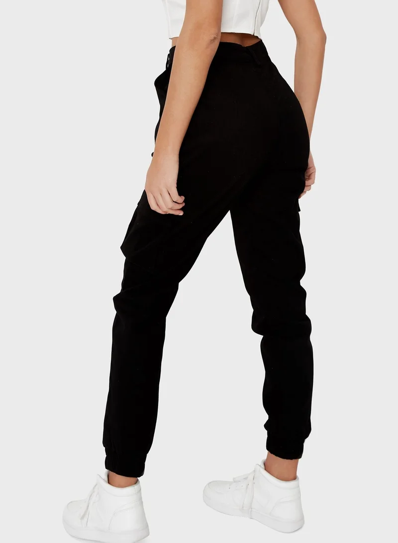Missguided Pocket Detail Cargo Pants