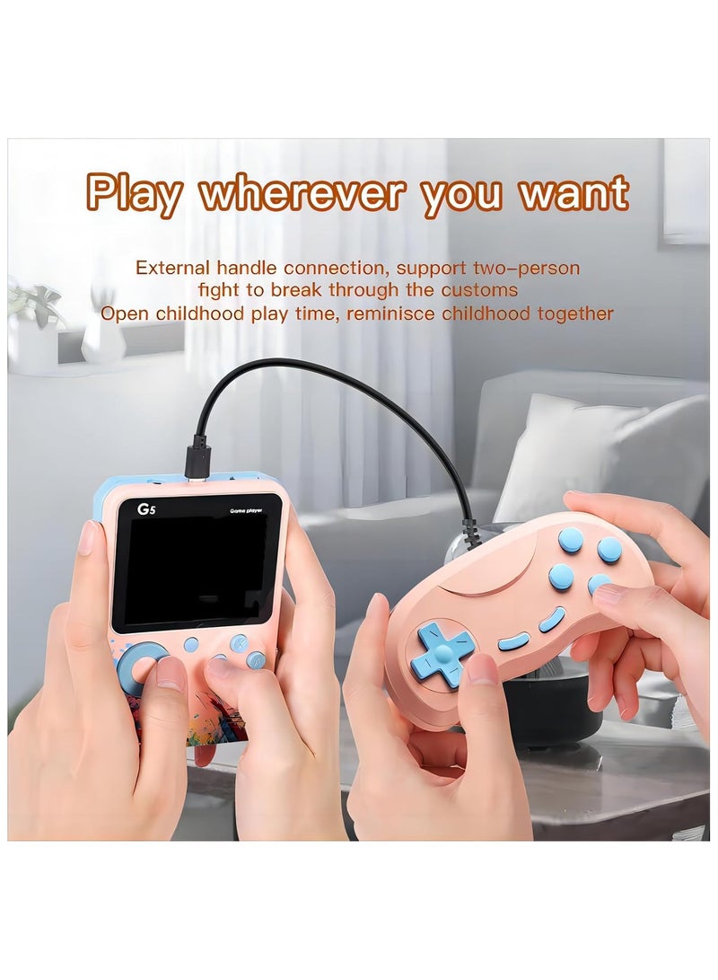 Handheld Classical Game Console   500 in 1 Retro Game Box ,Can Play On TV, 500 Games Like Contra, Tank, Bomber Man Etc - Image 3