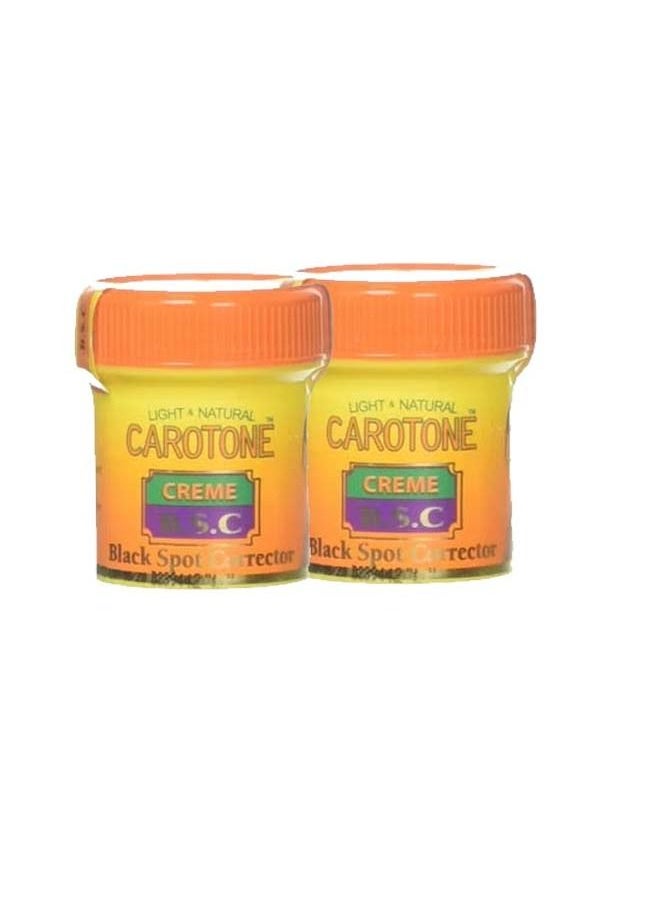 Carotone Pack of 2 Black Spot Corrector Creme 30ml  - Image 1