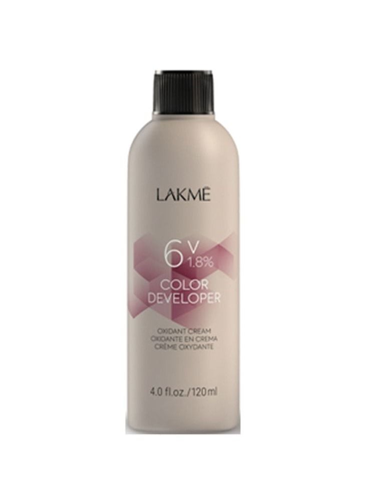 LAKME - Colour Developer Oxidant Cream 6v White 120ml - Image 1