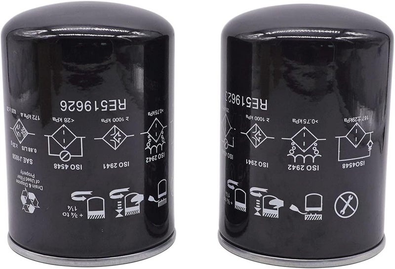 BOLEWIN RE519626 Engine Oil Filter for John Deere Tractors - 2 Pcs - Image 3