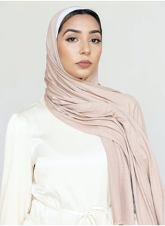 Perfectory PERFECTORY Soft Stretch Jersey Hijabs, Effortless Style and Comfort, Curated Collection- Sand Castle 