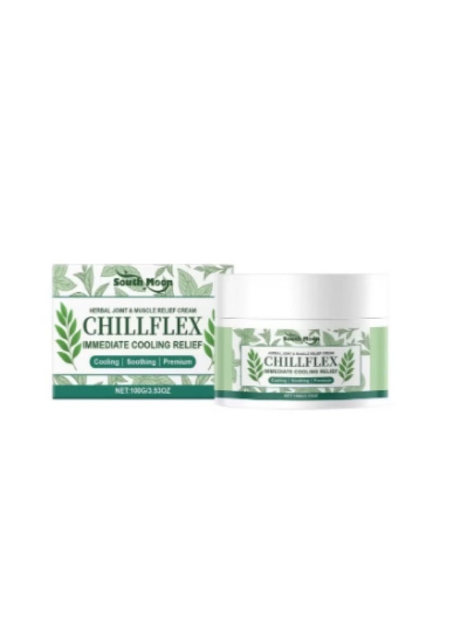 ساوث مون كريم تشيلفليكس المهدئ بالمنثول، كريمات سريعة المفعول لتخفيف آلام العضلات والمفاصل، وأنشطة المفاصل في جميع أنحاء الجسم، 100 غرام - Image 1