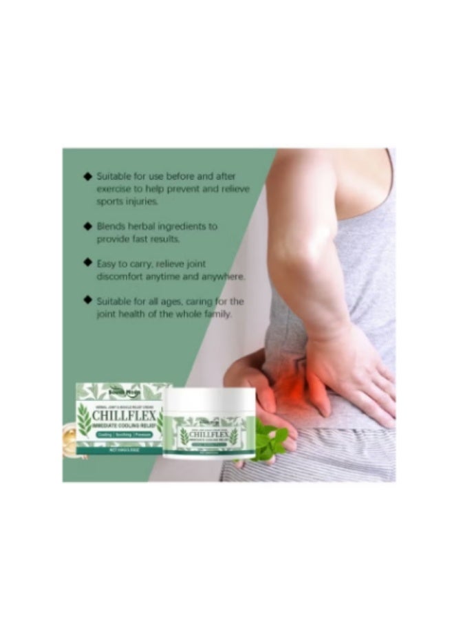 ساوث مون كريم تشيلفليكس المهدئ بالمنثول، كريمات سريعة المفعول لتخفيف آلام العضلات والمفاصل، وأنشطة المفاصل في جميع أنحاء الجسم، 100 غرام - Image 4
