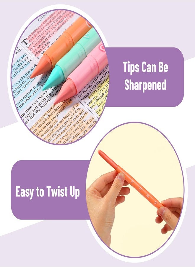 Mr. Pen- Gel Highlighters, 8 Pack Assorted Colors, Cute Bible Highlighters No Bleed - Image 4